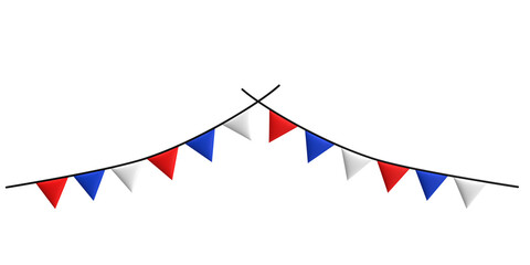 Obraz premium Flag street phillippines country national decoration ornament celebration festival ph symbol sign icon object international patriotic red blue white color government independence freedom filipino silk