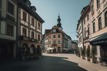 Fototapeta na wymiar Maria Enzersdorf, a city in Niederösterreich, Austria. Generative AI