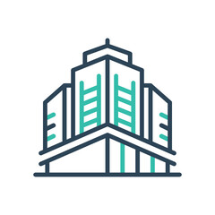 Fototapeta premium Mix icon for corporation