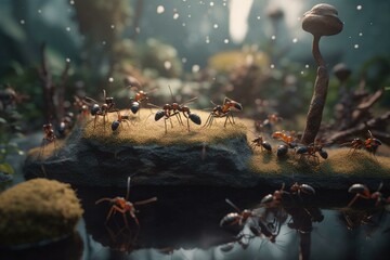 League of ants. Generative AI