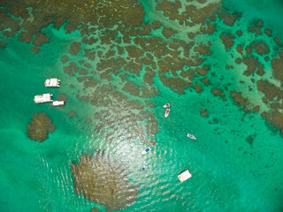 Maragogi, Alagoas. The Brazilian Caribbean. The success of Maragogi is mainly due to its crystalline waters, which at low tide form beautiful natural pools full of small fish. 