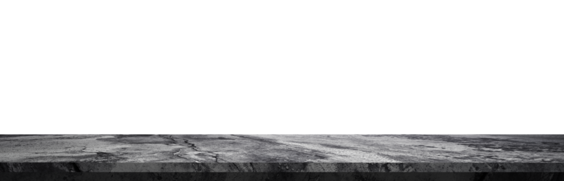 empty wooden table for various uses with transparent PNG background - easy modification