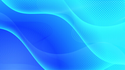 Abstract blue geometric background. Modern background design. Liquid color. Fluid shapes composition. Fit for presentation design. website, basis for banners, wallpapers, brochure, posters