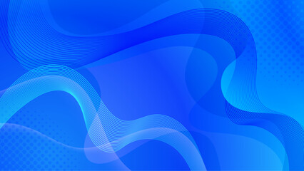 Abstract blue geometric background. Modern background design. Liquid color. Fluid shapes composition. Fit for presentation design. website, basis for banners, wallpapers, brochure, posters