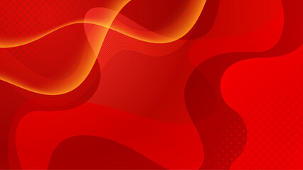 Abstract red geometric background. Modern background design. Liquid color. Fluid shapes composition. Fit for presentation design. website, basis for banners, wallpapers, brochure, posters