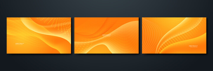 abstract minimal background with orange wave shape, can be used for banner sale, wallpaper, for, brochure, landing page.