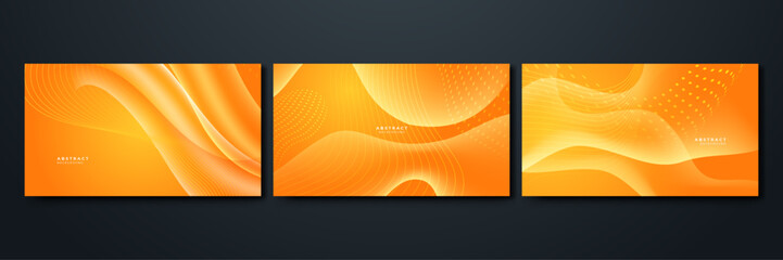 abstract minimal background with orange wave shape, can be used for banner sale, wallpaper, for, brochure, landing page.