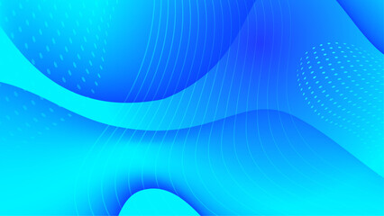 Blue waves background vector. Fluid gradient shapes composition. Futuristic design posters. Trendy.