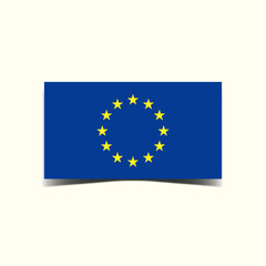 Flag of European Union in vector