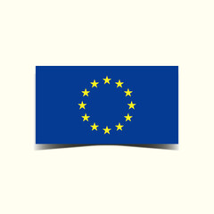 Flag of European Union in vector
