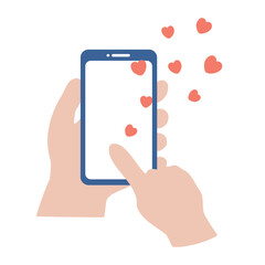 スマホ　評価　いいね　ハート