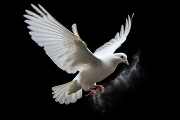 Plakat Wings of Peace: The Symbolism and Significance of Doves AI Generated