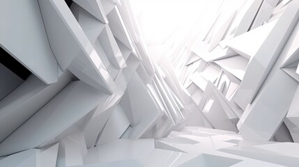 sleek and modern white background, digital art illustration, Generative AI