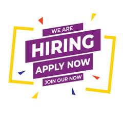 Recruitment advertising template. Recruitment Poster, Job hiring poster, social media, banner, flyer. Digital announcement job vacancies layout