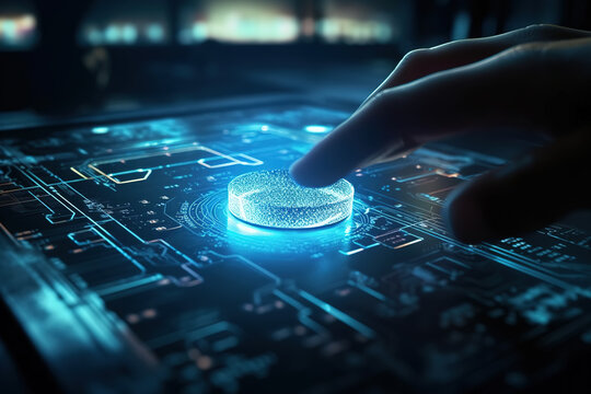 Abstract,close up of Mainboard Electronic background.