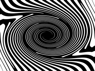 black and white spiral background, absract background