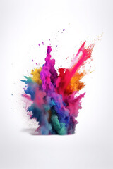 .Free photo of acrylic color dissolved in water..