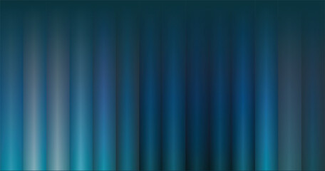 Dark Blue Theatre Curtain Background - Showtime Presentation Vector Banner