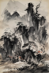 Chinese ink painting