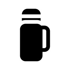 thermos glyph icon
