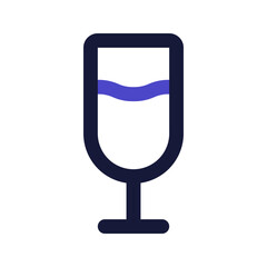 glass line color icon