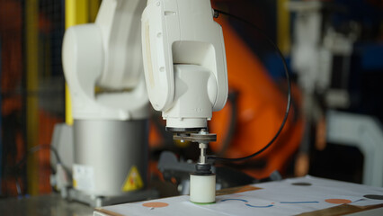 Innovative Robotic System Enhancing Efficiency and Productivity in Factory.