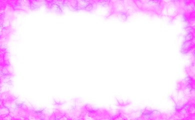 transparent pink magic smoke border