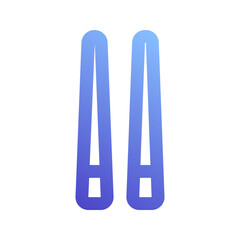 chopsticks gradient icon