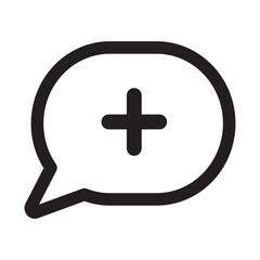 Obraz premium chat icon message mail app