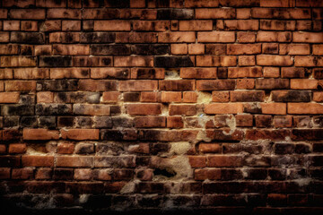 Brick Wall Texture. AI Generated