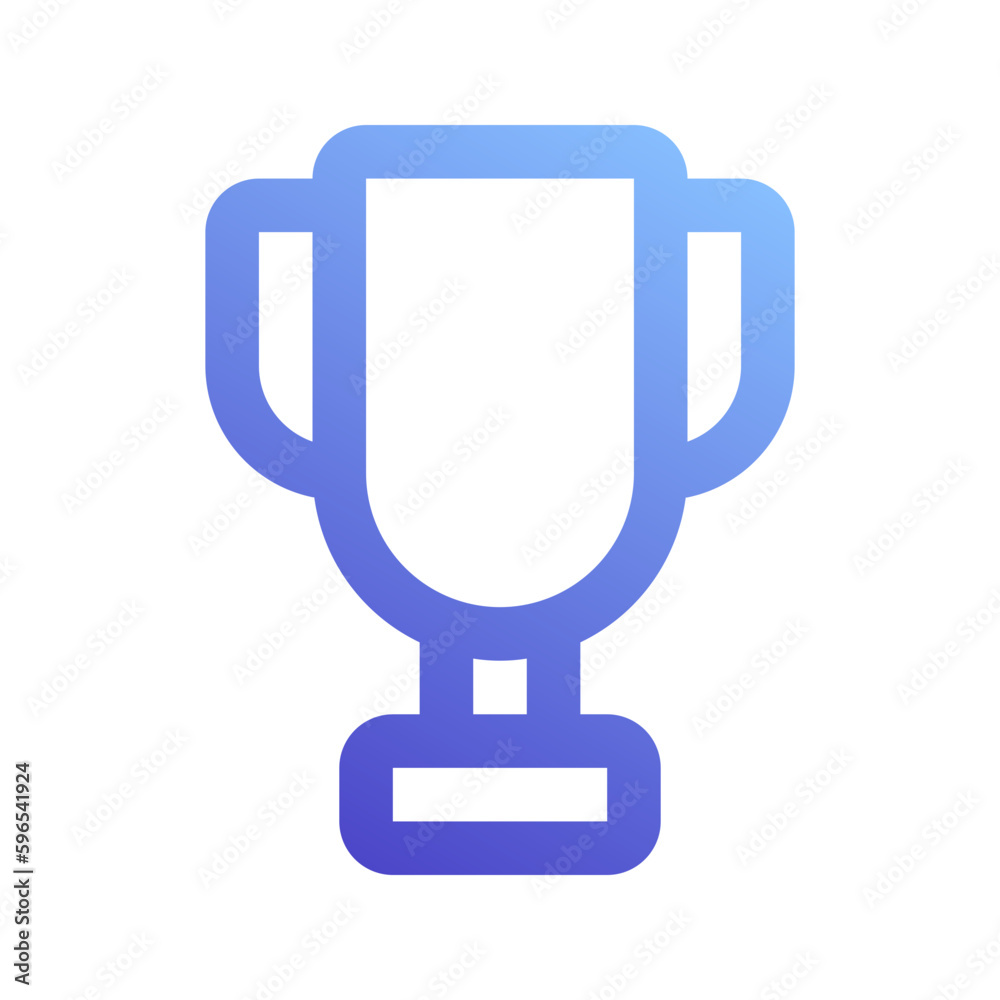 Poster trophy gradient icon