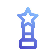 trophy gradient icon