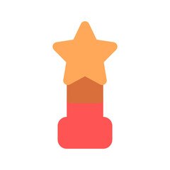 trophy flat icon