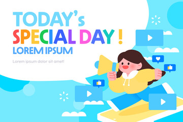 SNS Channel Subscription Event Thumbnail Banner