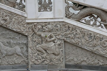 detail of the door of a church