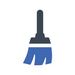 Broom tools icon