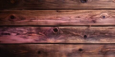 Fototapeta premium Top view Wooden table, Wooden texture pink background. Generative AI