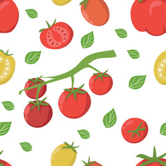 Potatos seamless pattern. line drawing