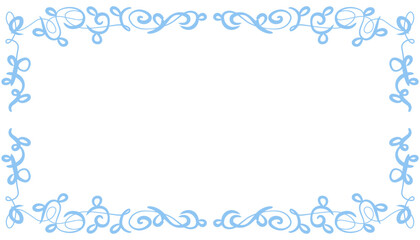 Blue abstract frame background illustration. Perfect for designing invitation cards, greeting cards, wallpapers, posters, banners, websites, advertisements