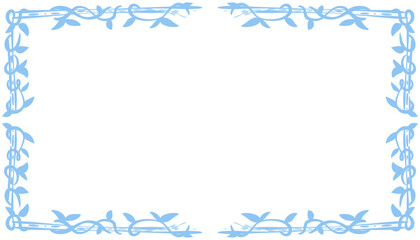 Blue abstract frame background illustration. Perfect for designing invitation cards, greeting cards, wallpapers, posters, banners, websites, advertisements