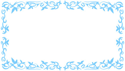 Blue abstract frame background illustration. Perfect for designing invitation cards, greeting cards, wallpapers, posters, banners, websites, advertisements
