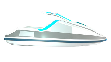 3D Jet ski element for design