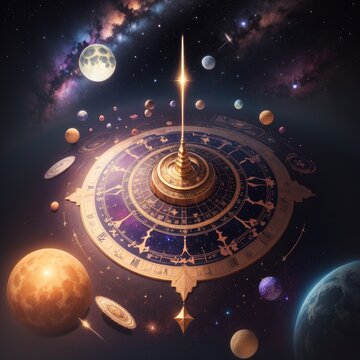 Entschlüssle die Geheimnisse des Universums: Tauche ein in die Kraft von Astrologie und Spiritualität Generative AI 22