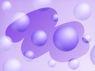 紫の球の背景