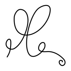 Swirl ornament vector 