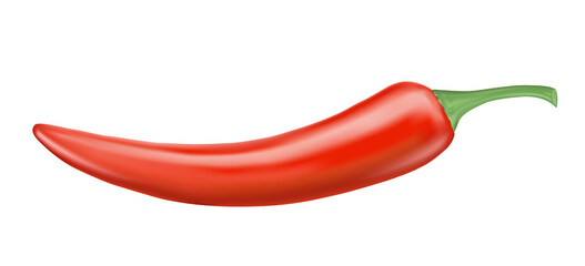 red pepper for food advertising design