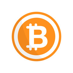 Obraz premium Bitcoin Icon. Crypto asset icon. Vector.