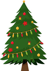 Christmas Tree Illustration