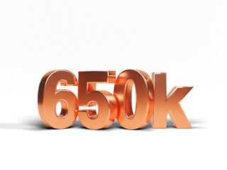 650k Subscriber Celebration PNG transparent background