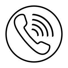 Phone icon vector. Phone trendy flat illustration symbol. Call sign or logo.